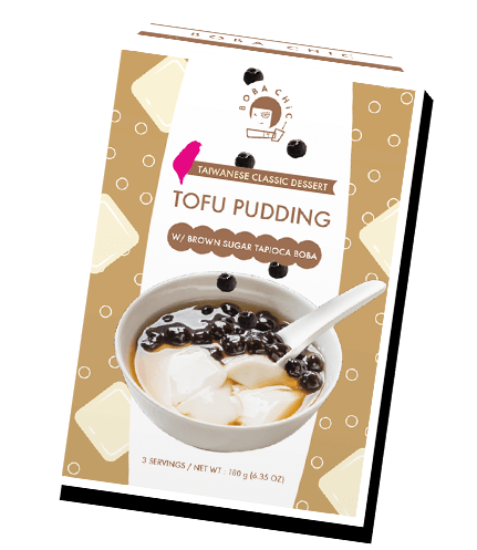 Tofu Pudding w/ Brown Sugar Tapioca Boba